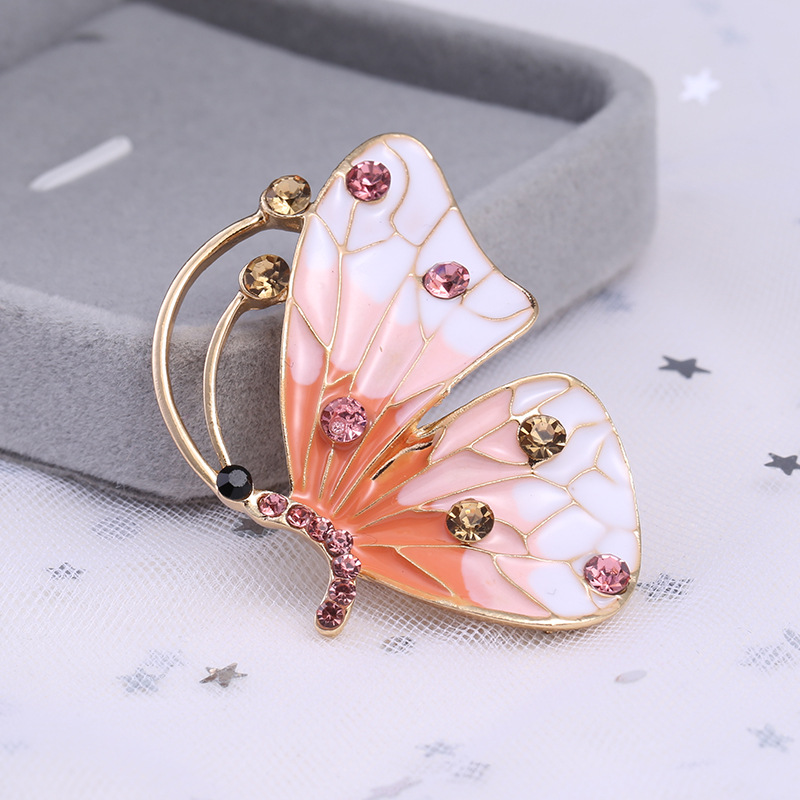 15g Weight Brooches Classification Anniversary, Business Occasion Alloy Material Butterfly Pattern All Seasons Season Women's Gender Korean Style Style Korean Style Pin Butterfly Alloy Women's Brooches 2