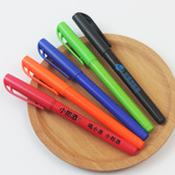 Простая матовая черная ручка-роллер, с печатью вашего логотипа, подарок на день рождения