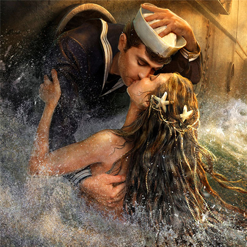 RW1198 20&times;20 女孩男孩接吻