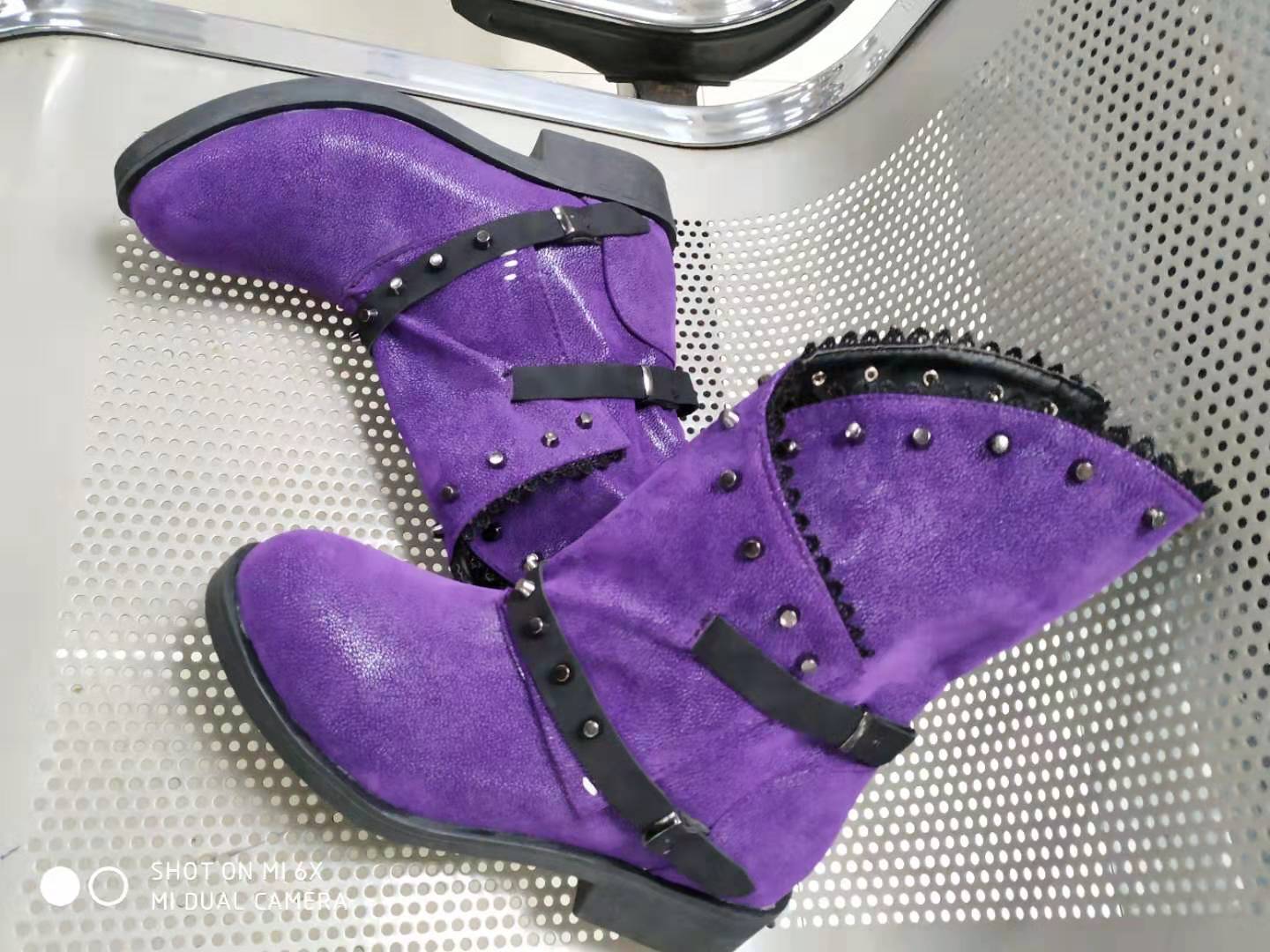 Bottes femme en PU artificiel - Ref 3355420 Image 9