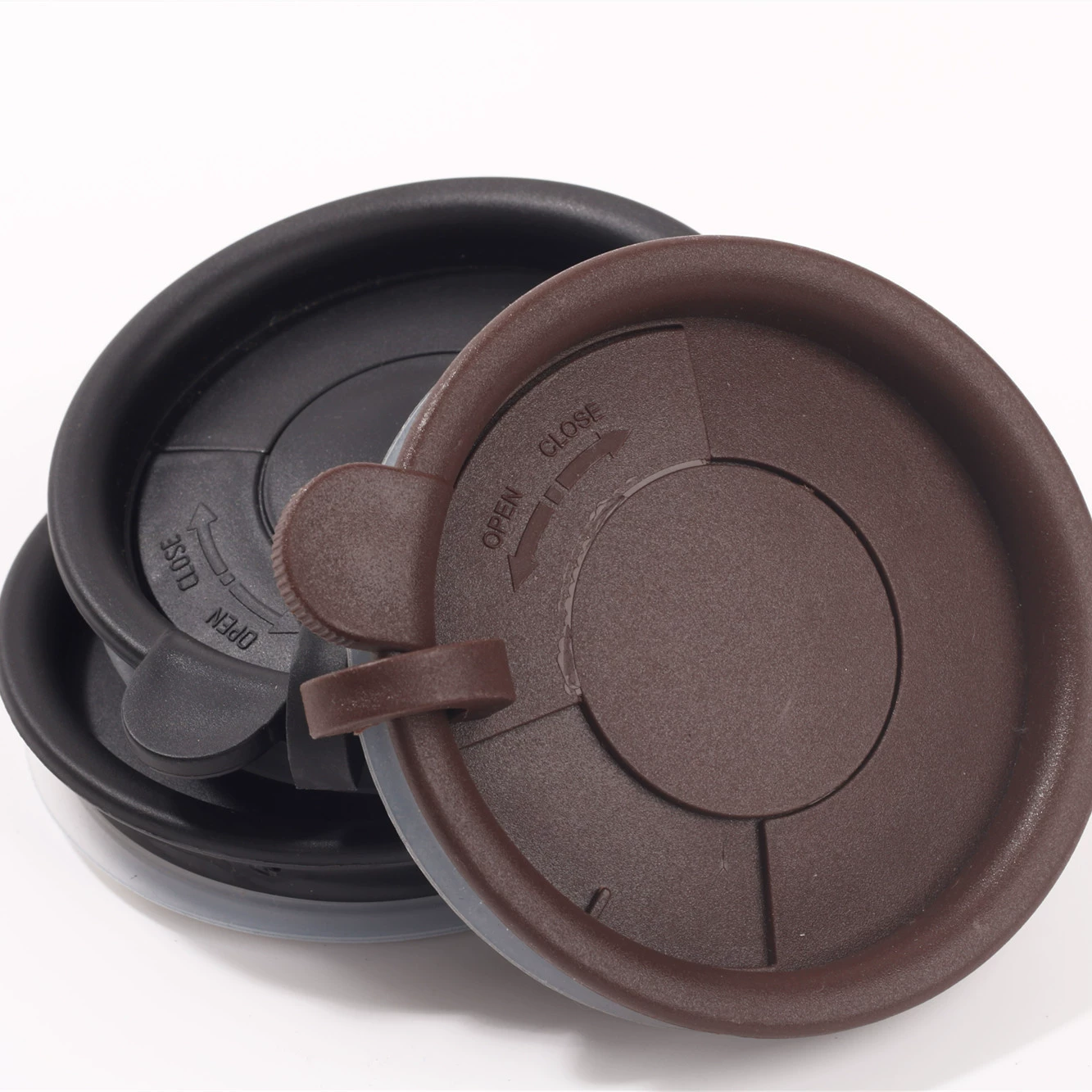 Креативная круглая пластиковая крышка для чашки с крючком, вращающаяся уплотнительная крышка, керамическая крышка для чашки с водой, крышка для кофейной кружки