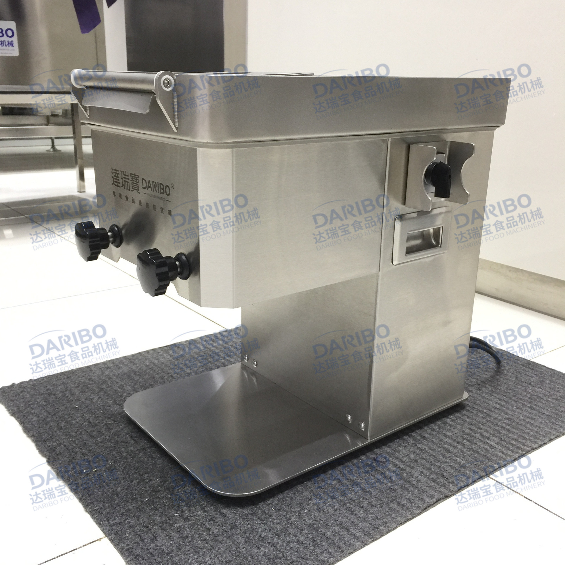 lDRB-QR100肉片机商用 餐厅后厨台式多功能鲜肉切片设备 