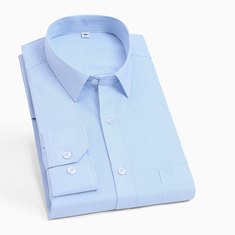 Новая мужская профессиональная рабочая одежда белая деловая формальная одежда рубашка без глажки рабочая одежда с вышитым логотипом мужская рубашка с длинным рукавом