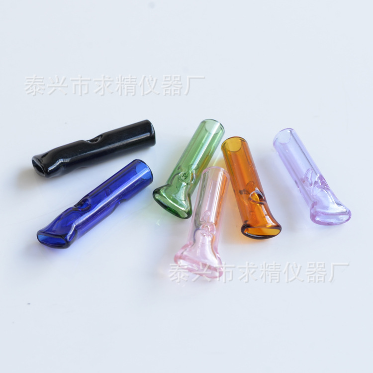 厂家直销 水烟嘴过滤嘴玻璃烟嘴 玻璃单只塑料瓶 电子烟过滤嘴