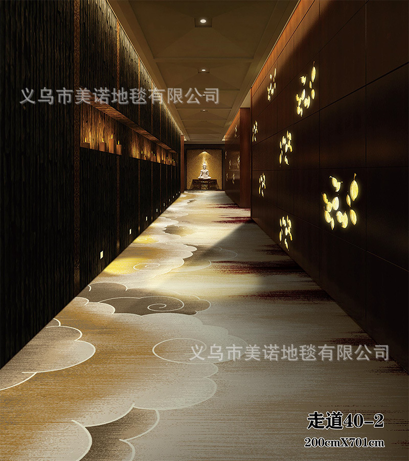 酒店走廊地毯现货 2米宽幅 高清印花宾馆过道走道地毯 长廊毯-阿里巴巴