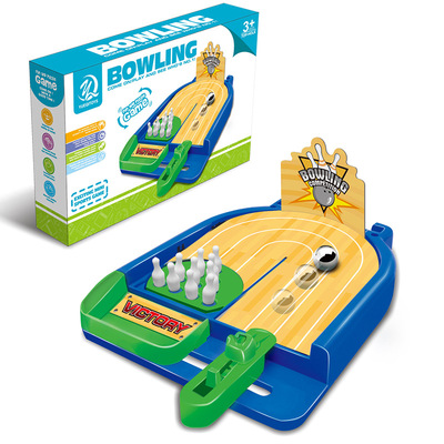 兒童桌面遊戲機迷妳手指保齡球場 親子互動益智室內批發玩具