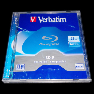 43715威宝蓝鲸BD-R 6x 25G空白蓝光刻录盘蓝光光盘光碟单片/5片盒|ru