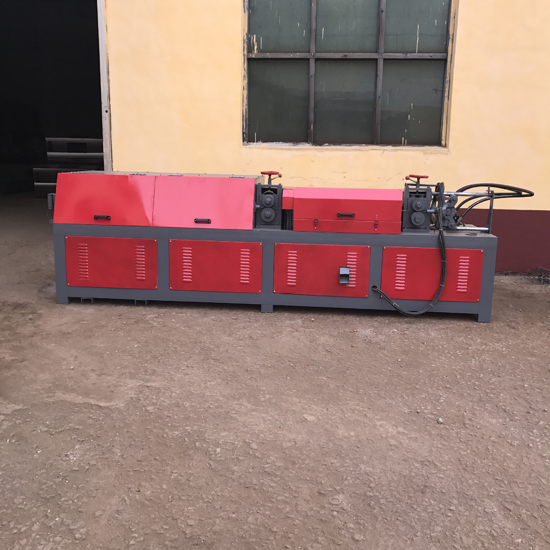 大型钢筋调直机 钢筋调直延伸一体机 邢台红光厂家直销