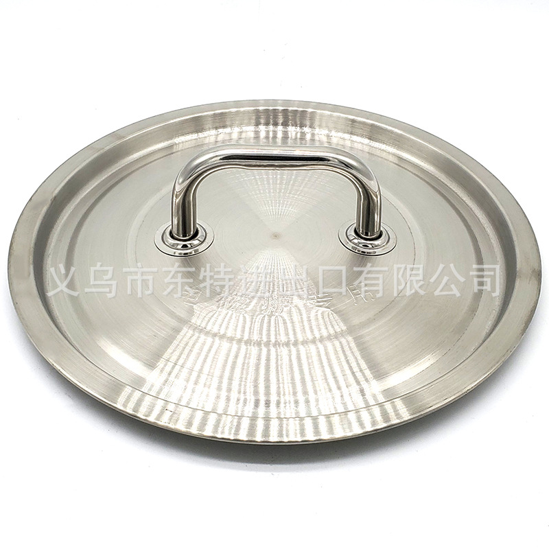 Stainless steel thickened European-style soup pot, silicone handle composite bottom, gas induction cooker, universal soup pot, large-capacity stock bucket detail image 9