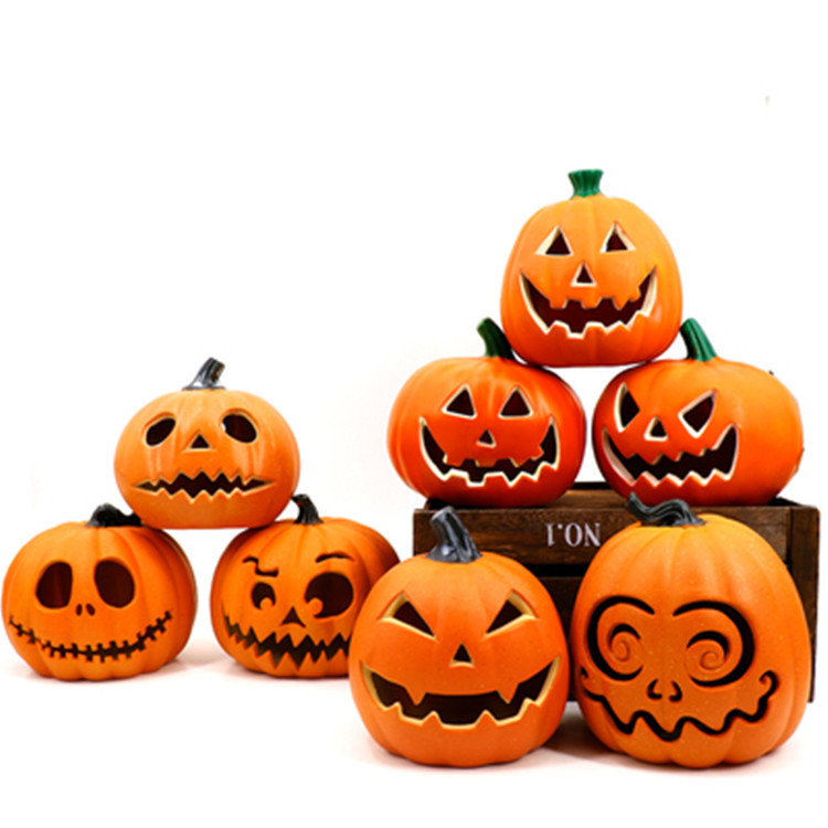 Halloween Led Luminous Pumpkin Light String Bar Scene Layout Decorative Props Pendant Holiday Party Decorative Lights