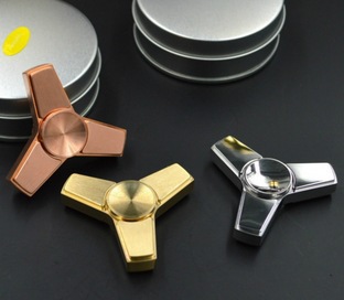 Zinc Alloy accessories electroplating tuhao gold seven-color gyro hardware vacuum coating OEM