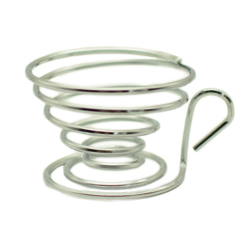 Stainless steel tea drain rack tea strainer spring base Kung Fu tea set tea ceremony accessories tea strainer cover manufacturer wholesale