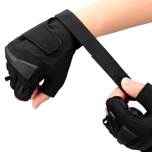 Half-finger men's breathable special forces outdoor mountaineering anti-cocooning sports women's wear-resistant anti-slip cycling motorcycle tactical gloves