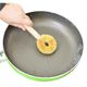 Japan Imported Coconut Pot Brush Cleaning Brush Washer Brush Kitchen Long Handle Cleaning Washer Bowl Wooden Handle Oil-removing Brush