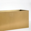 Scandinavian metal brass wipes stainless steel, coffee table, jewelry, simple and elegant design