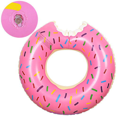 Donut swimming ring, extra large 120CM extra thick inflatable lifebuoy seat