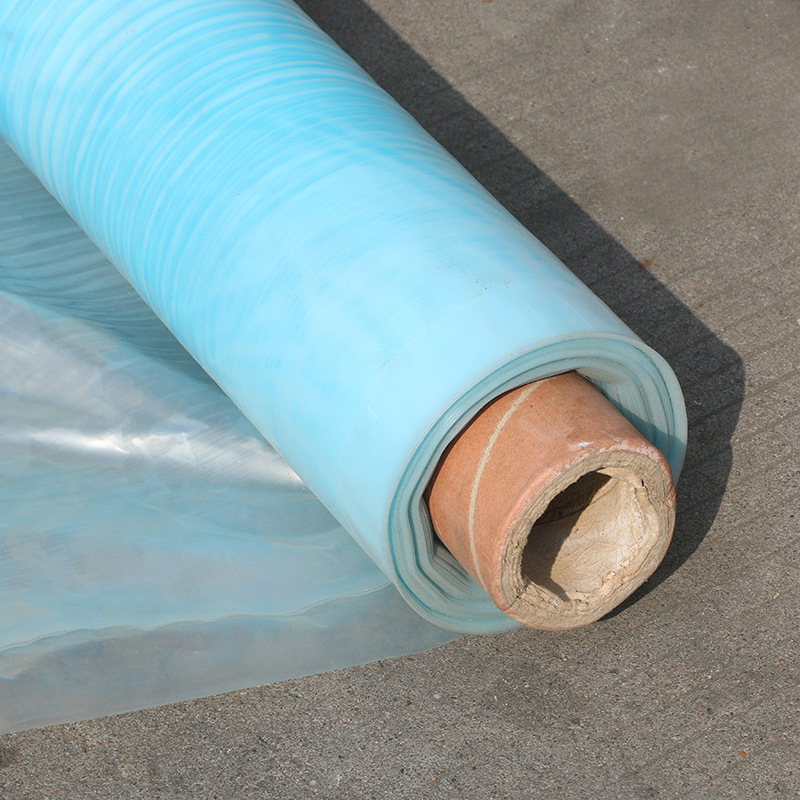 Los fabricantes de suministro agrícola sin goteo película de invernadero soporte PE larga vida goteo película agrícola azul claro