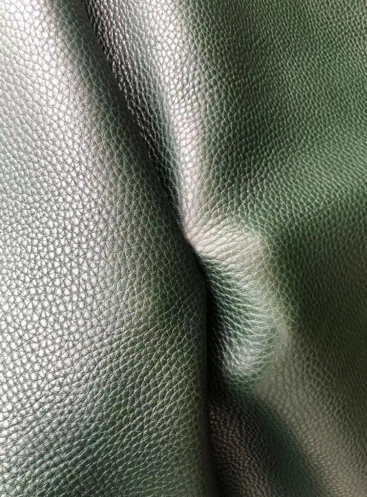 荔枝纹牛皮墨绿色厚摔纹頭層牛皮 颜色多选