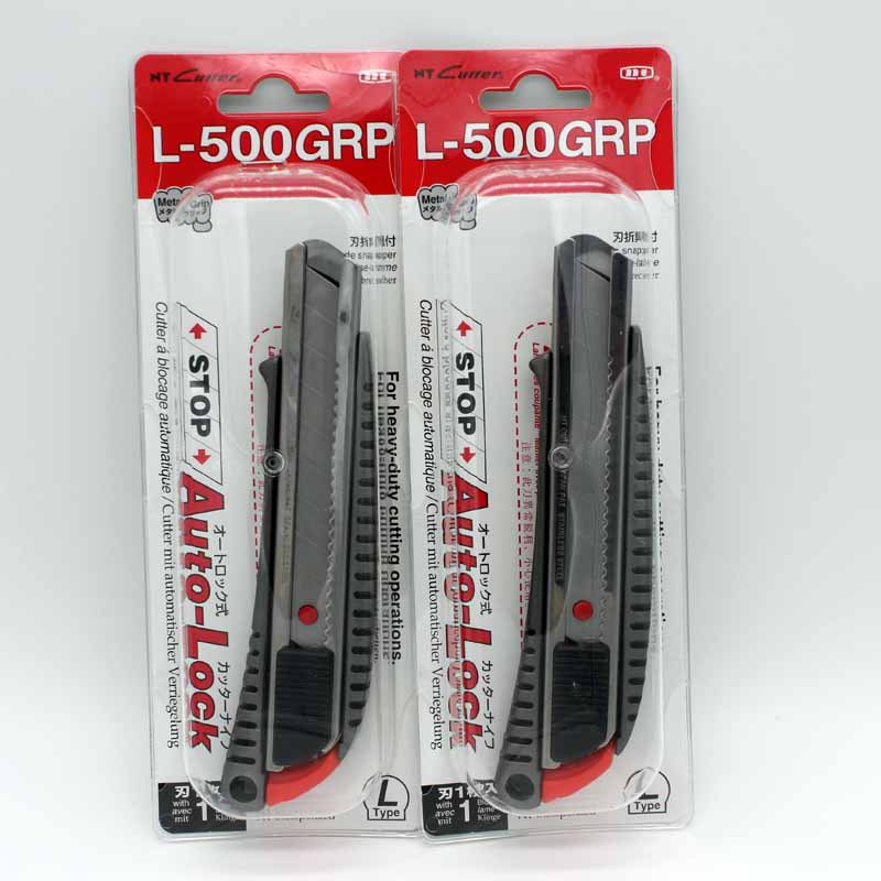 NTCutter介刀 金属手柄 装潢切纸美工刀L-500GRP 铝合金大介刀