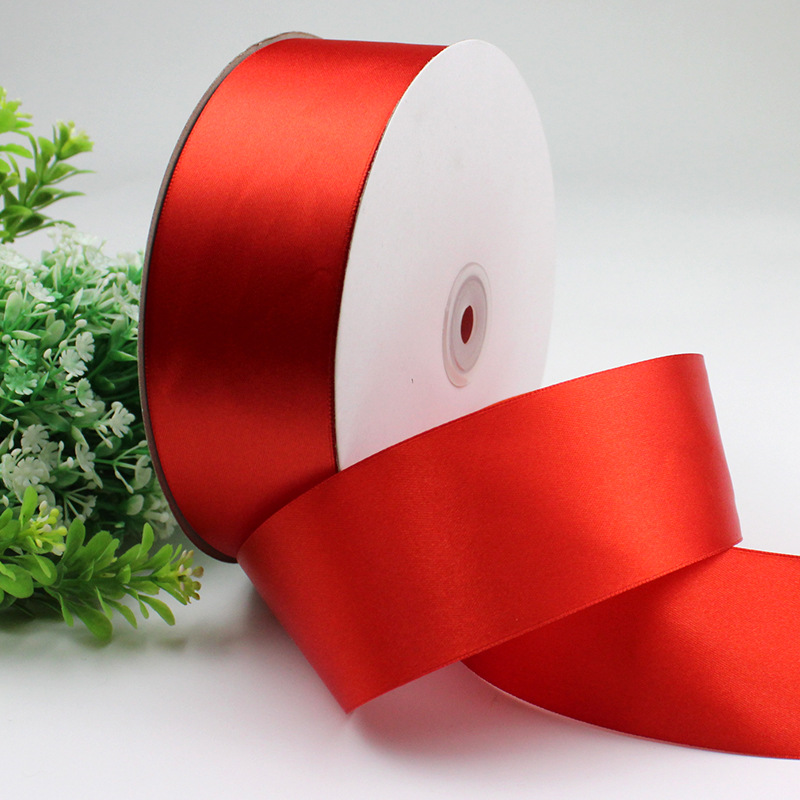 Fábrica al por mayor 1/2/4/5cm cinta de embalaje rojo hilo cinta de embalaje de regalo
