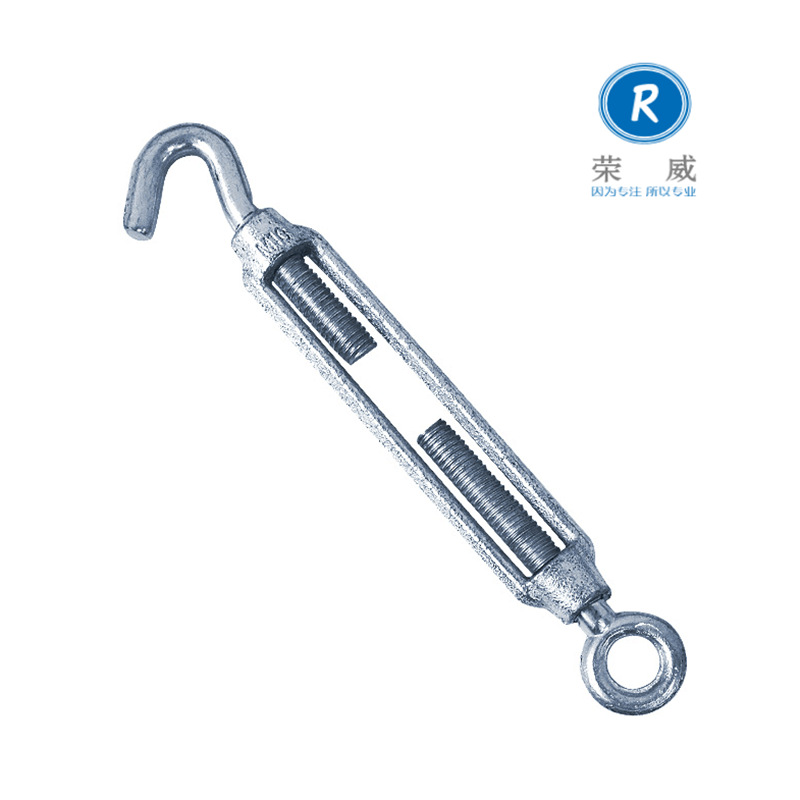 花篮螺丝钢丝绳索拉紧螺杆收紧器紧绳器紧线器开体OC型镀锌花兰