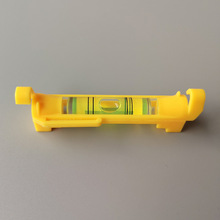 黃色掛式水平儀筆式水平泡 測水平小工具 便攜線形水准儀