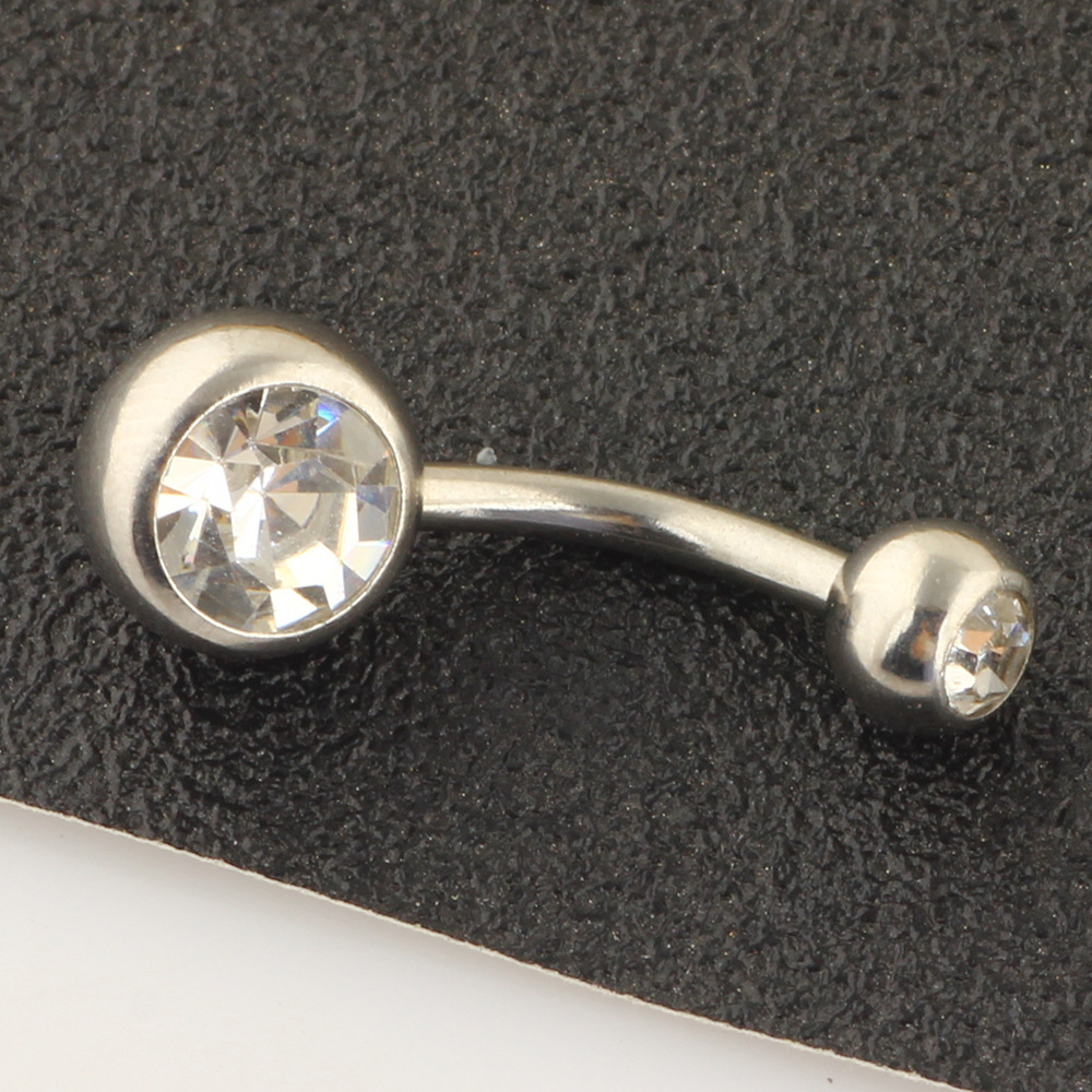 Amazon Hot Sale 5 Piece Stainless Steel Belly Button Rings Set - Fashionable Body Piercing Jewelry for Men and Women detail image 14