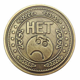 定制彩印纪念币纯银纪念币 公司庆典礼品 镀银纪念币 彩色纪念章