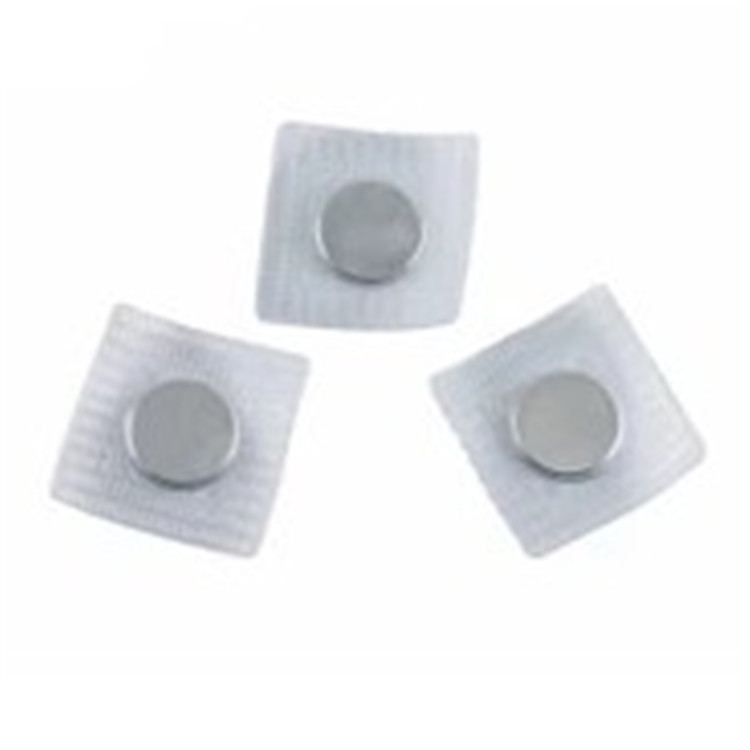 钕铁硼强永久隐形磁钮扣D10×2双面充磁PVC环保封膜磁铁