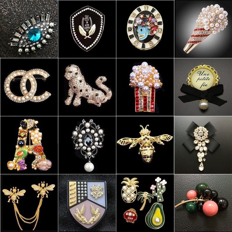 职业阿玛施特2021新款配饰品胸花别针盾牌胸针女