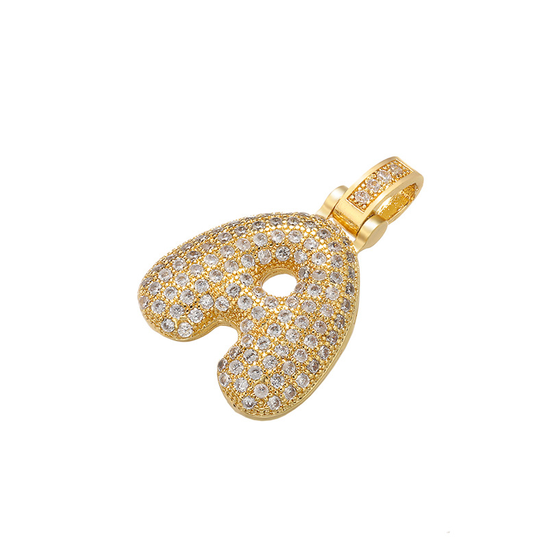 6g Weight Pendant Jewelry Making Type Zircon Inlay Material DIY Jewelry Accessories Classification 1 Piece Quantity Copper Material Letter Pattern All Seasons Season Polished Finish Plating Design Hip-Hop Style White, Gold Color 1 Piece Copper Zircon Bubble Letter Polished Pendant DIY Jewelry Accessories 无