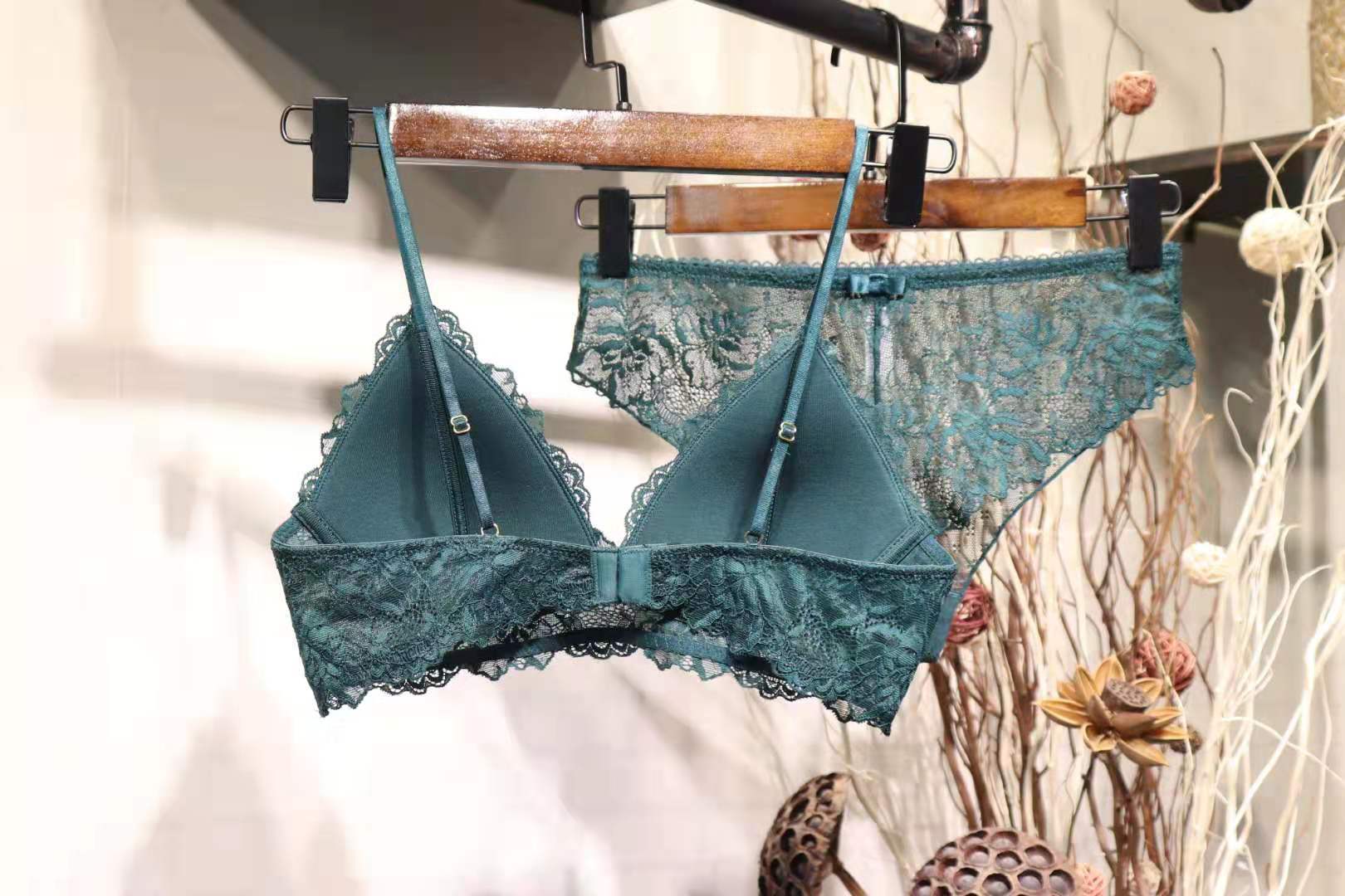 New sexy thin cotton cup bra set  NSCL17752
