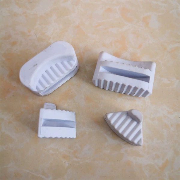 A set of four head pads