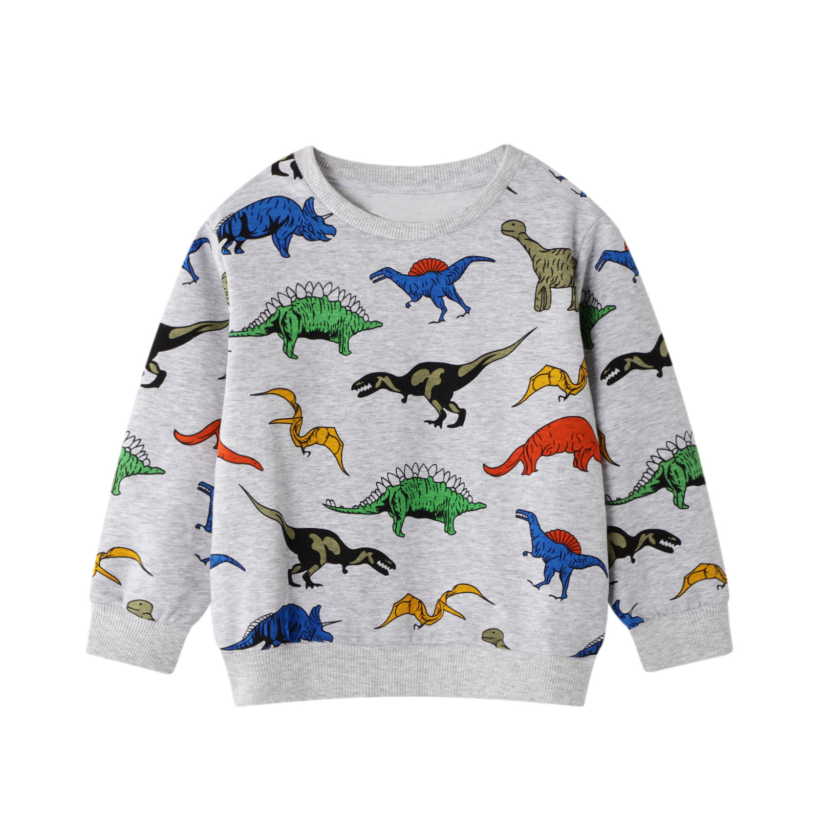 儿童纯棉 卫衣 2021新款春秋冬童卫衣欧美长袖套装厂家批发|ms