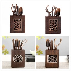 Tea set accessories Kung Fu tea art Six Gentlemen set direct from the manufacturer wholesale Zitan wood tea ceremony Six Gentlemen