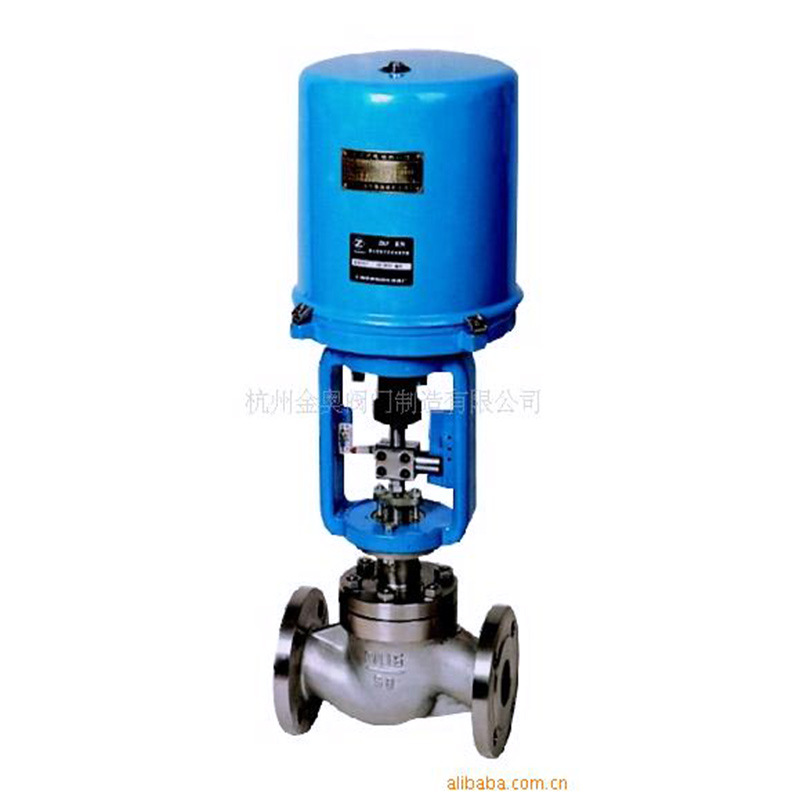 厂家弱酸碱控制阀 金奥法兰碳钢切断阀 ZAZP电动单座调节阀