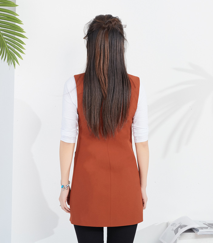 Gilet femme en Mélange de fibres chimiques - Ref 3316204 Image 40