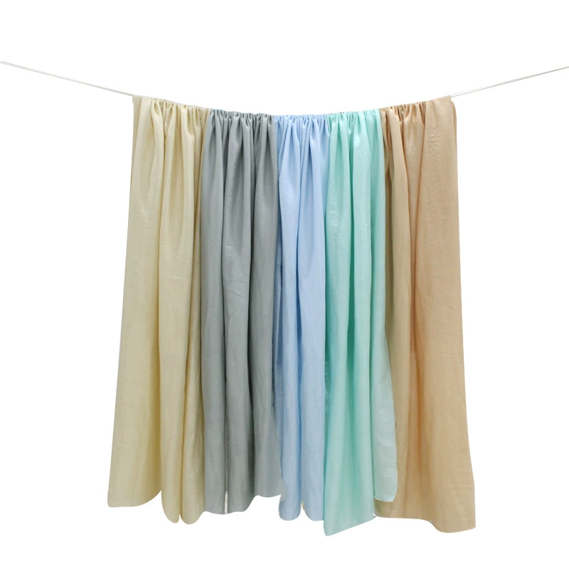 Yellow cotton gauze cloth