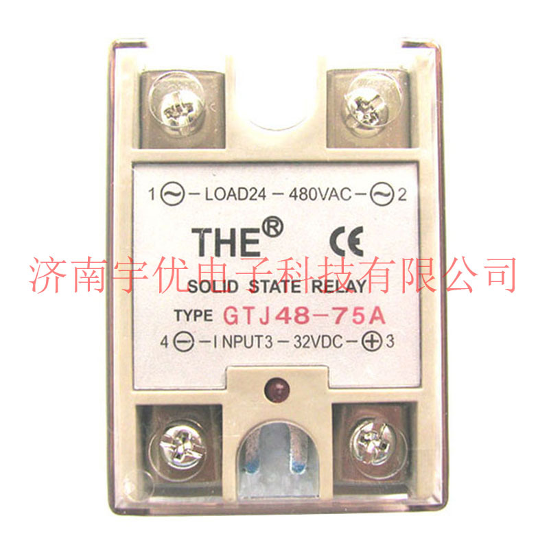 THE无锡天豪 GTJ48-75A 安装式单相交流固态继电器 全新原装