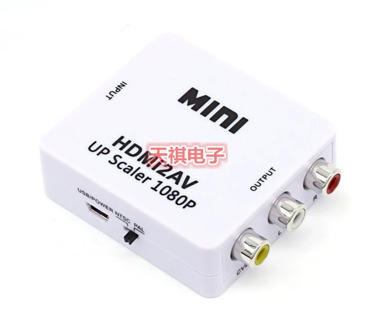 HDMI на конвертер HDMI в AV конвертер HD поддерживает 1080P