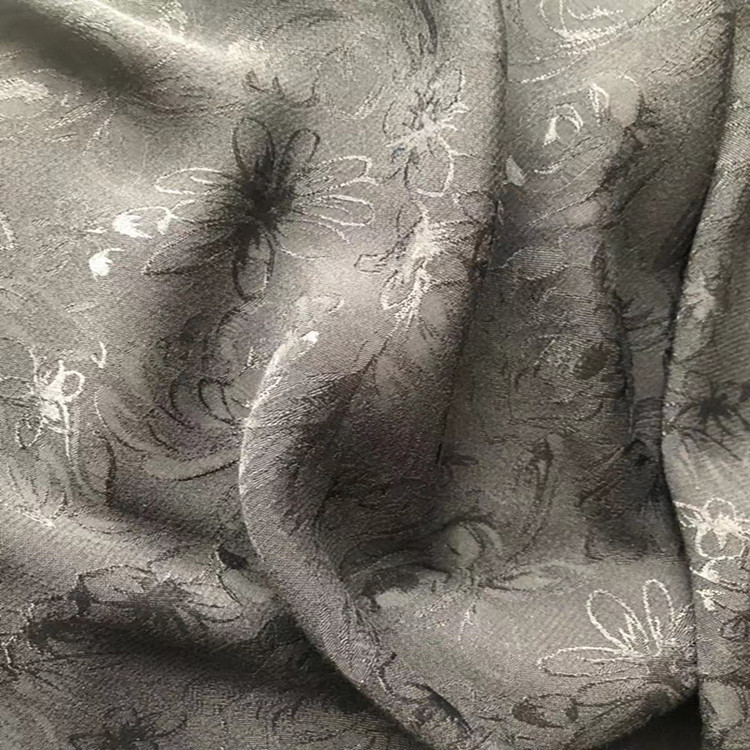 人丝人棉花朵大提花 女装上衣裙子人棉提花 粘胶人丝提花面料