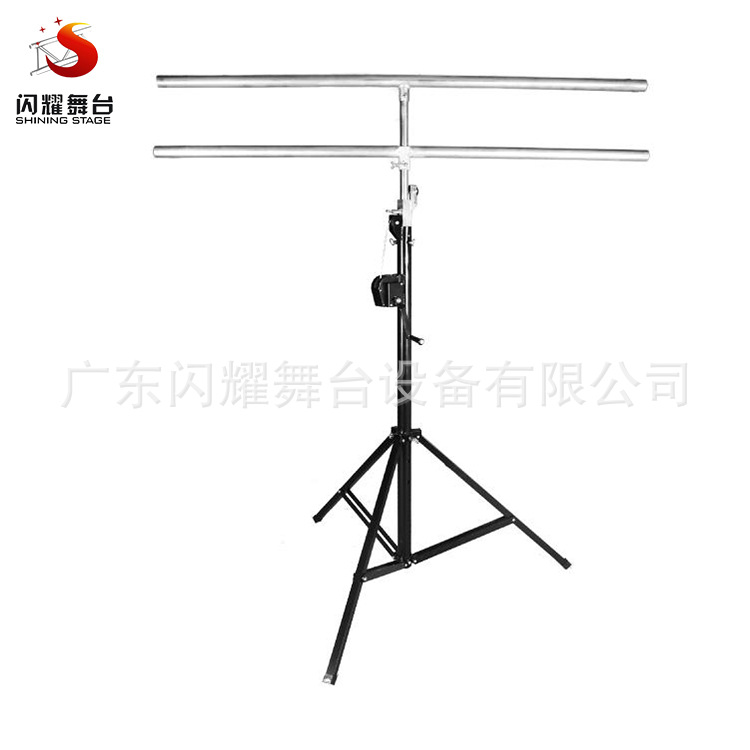 【可升降1.8-4米】双层4米手摇移动灯架手摇灯架12个灯位
