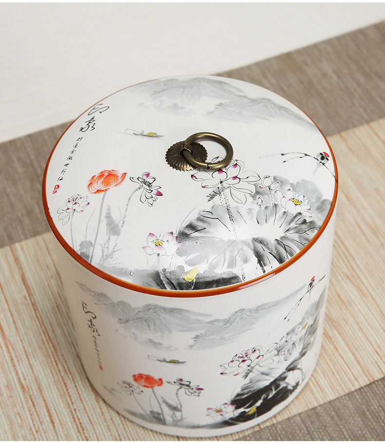 茶叶罐定制,青瓷茶叶罐,陶瓷茶叶罐定制