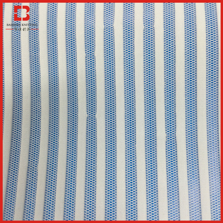 长乐三明治厂家 3D立体竖条三明治  竖条玲珑网 箱包鞋面服装网布