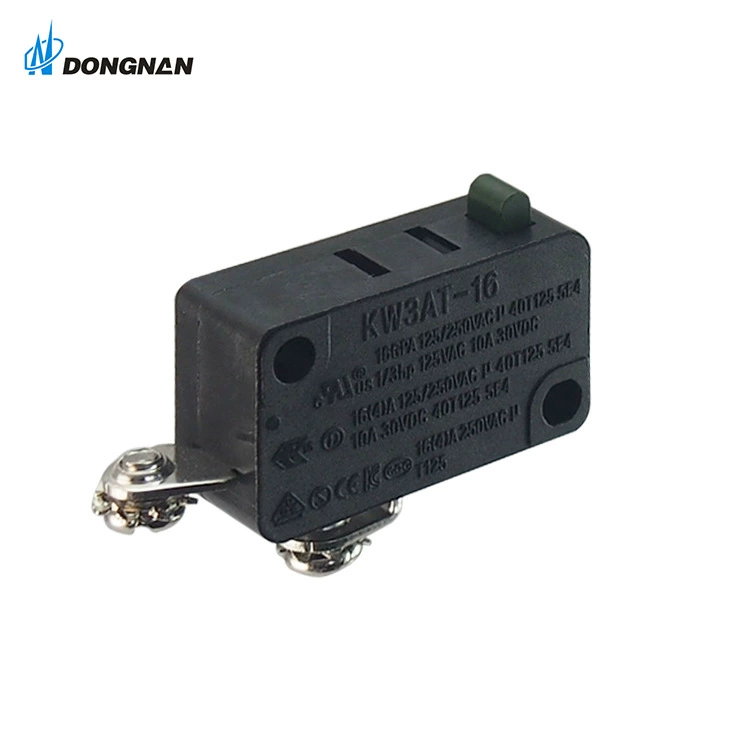 Микровыключатель DONGNAN KW3AT-16A нормально разомкнутый резьбовой клеммный бытовой электрический выключатель