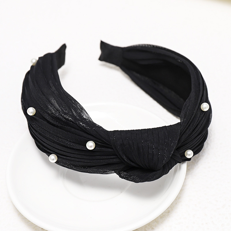 Perlmutt Geknotetes Koreanisches Heiß Verkauftes Stirnband display picture 5