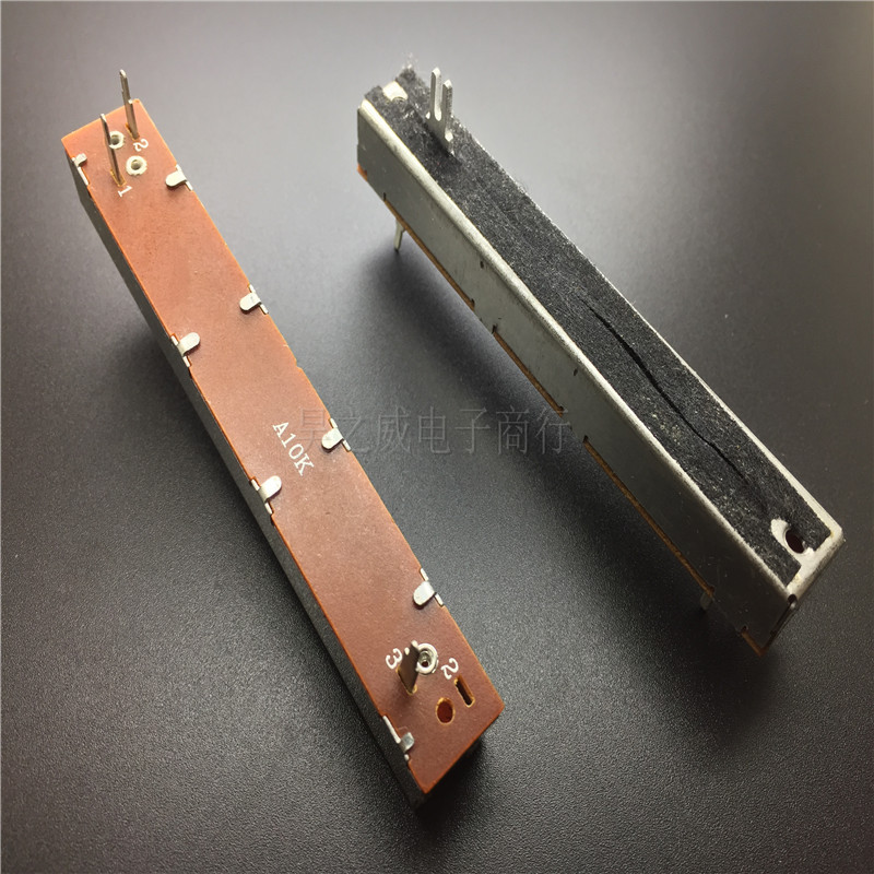 SL608N直滑推拉电位器  调音台推子88MM单声道 A10K 柄长10MM