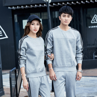 2019 new pattern lovers Sports suit men and women Spring and autumn season Leisure clothes man Sweater run Athletic Wear coat