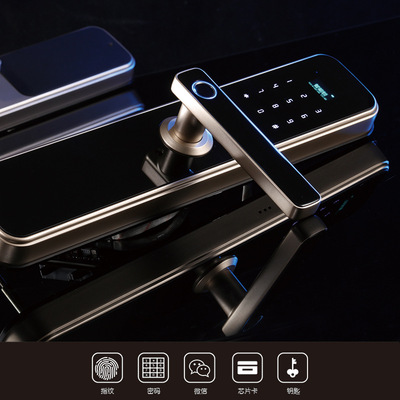 Smart Lock anti-theft door handle Fingerprint lock Electronic locks OEM ODM OEM