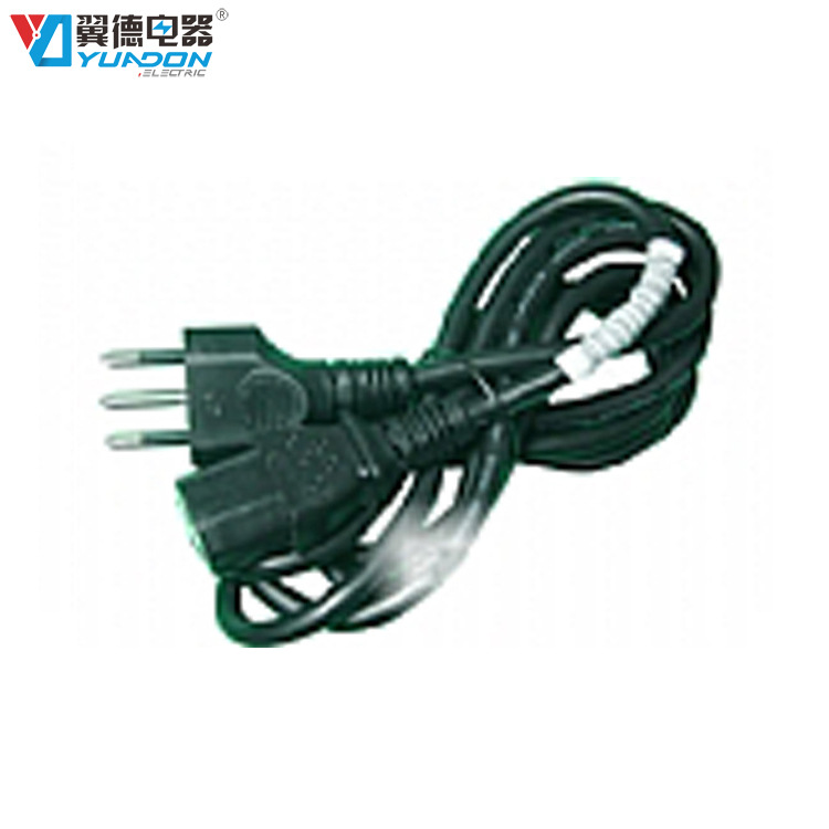 YDC-125B意大利电源线 3*0.75mm*1.5米意式电源线 C19国标电源线
